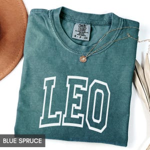 Comfort Colors® Leo Shirt, July or August Birthday, Zodiac Gift for Her (Unisex), Leo tee for him, Leo Gift, Cute Leo Shirt, Leo Gift image 1