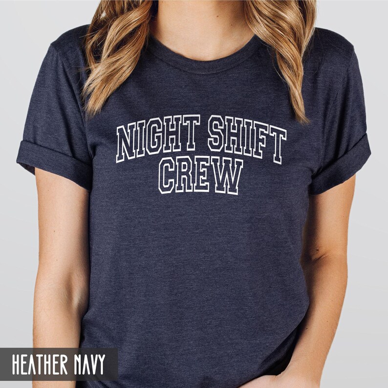 Night Shift Crew T-shirt, Emergency Department, ER Nurse Tech, Night Shift Emergency Medicine, Trauma nurse, Nurse graduation,Emergency Room image 4
