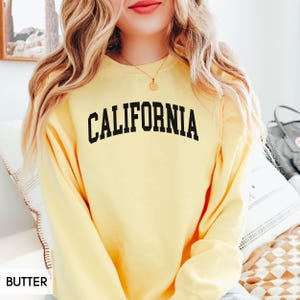 Sweat-shirt California Comfort Colors®, cadeau État de Californie pour lui, sweat à capuche de style rétro vintage, voyage de vacances en famille en Californie image 7