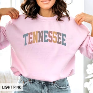 Tennessee Sweatshirt, TN Crewneck, State of Tennessee Gift for him or her, Retro Tennessee Hoodie, Family Vacation Travel Outfit (Summer) image 8