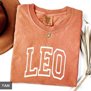 Comfort Colors® Leo Shirt, July or August Birthday, Zodiac Gift for Her (Unisex), Leo tee for him, Leo Gift, Cute Leo Shirt, Leo Gift image 5
