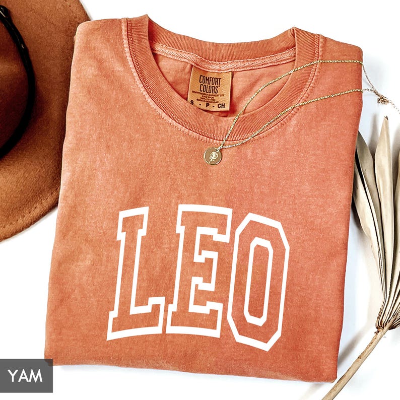 Comfort Colors® Leo Shirt, July or August Birthday, Zodiac Gift for Her (Unisex), Leo tee for him, Leo Gift, Cute Leo Shirt, Leo Gift image 5