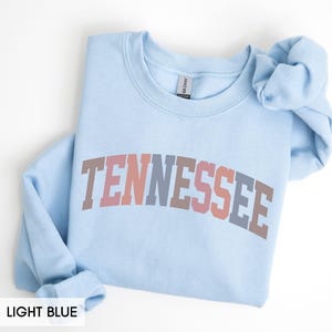 Tennessee Sweatshirt, TN Crewneck, State of Tennessee Gift for him or her, Retro Tennessee Hoodie, Family Vacation Travel Outfit (Spring) image 3
