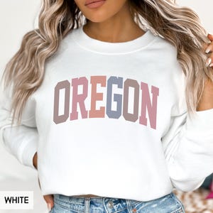 Oregon Sweatshirt, OR Crewneck, State of Oregon Gift for him or her, Vintage Retro Oregon Hoodie, Family Vacation Travel Outfit (Spring)
