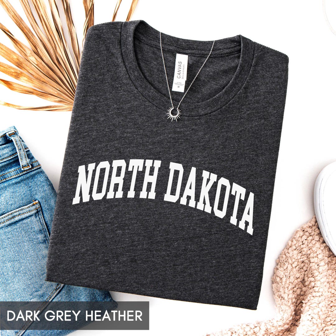 North Dakota Shirt, State of North Dakota Family Vacation Outfit