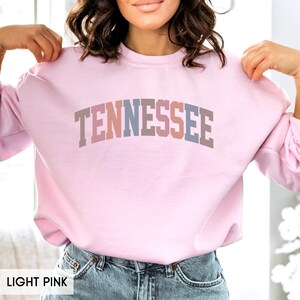 Tennessee Sweatshirt, TN Crewneck, State of Tennessee Gift for him or her, Retro Tennessee Hoodie, Family Vacation Travel Outfit (Spring) image 8