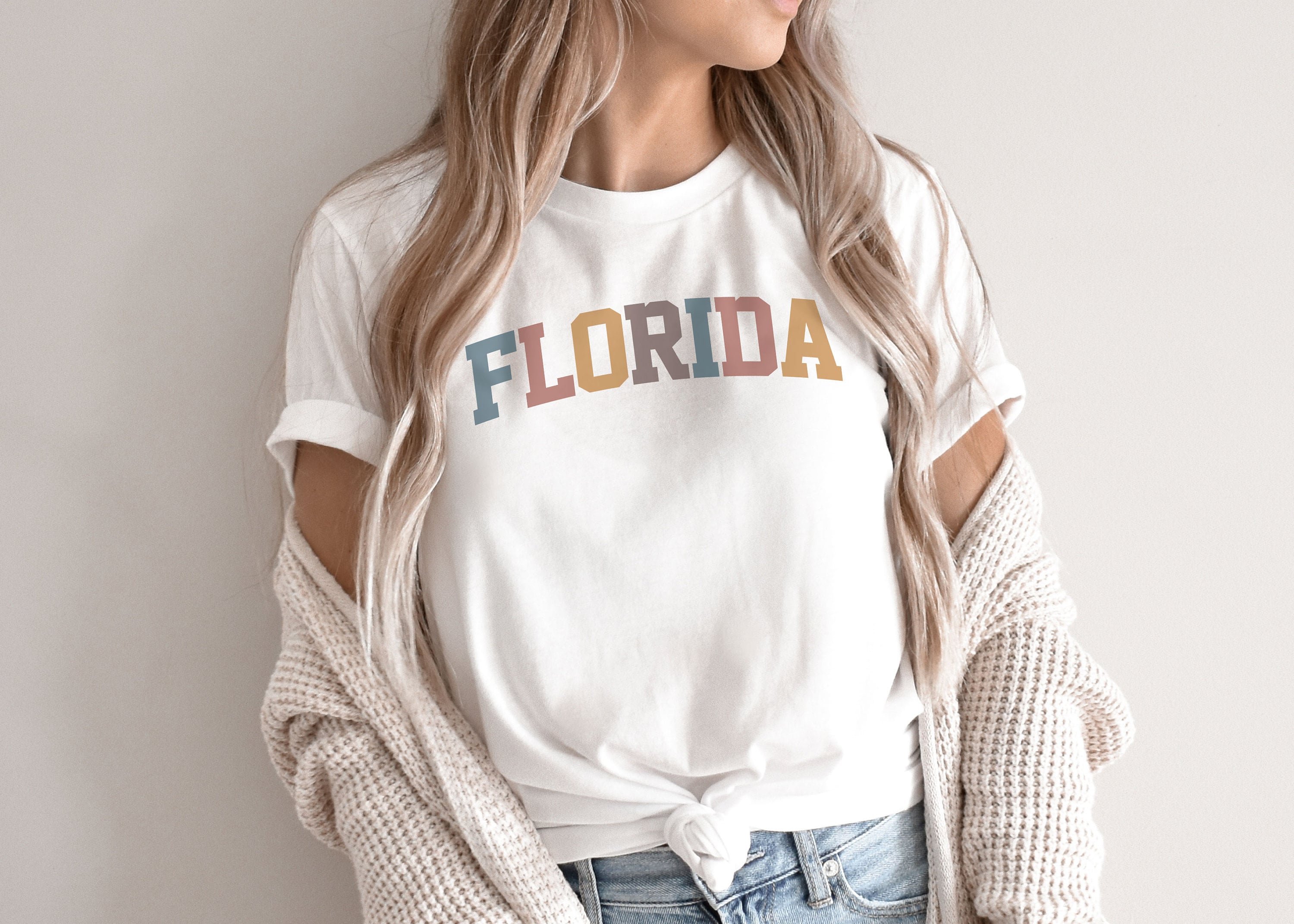Florida Shirt Florida TShirt Cute Florida Shirt State of Etsy