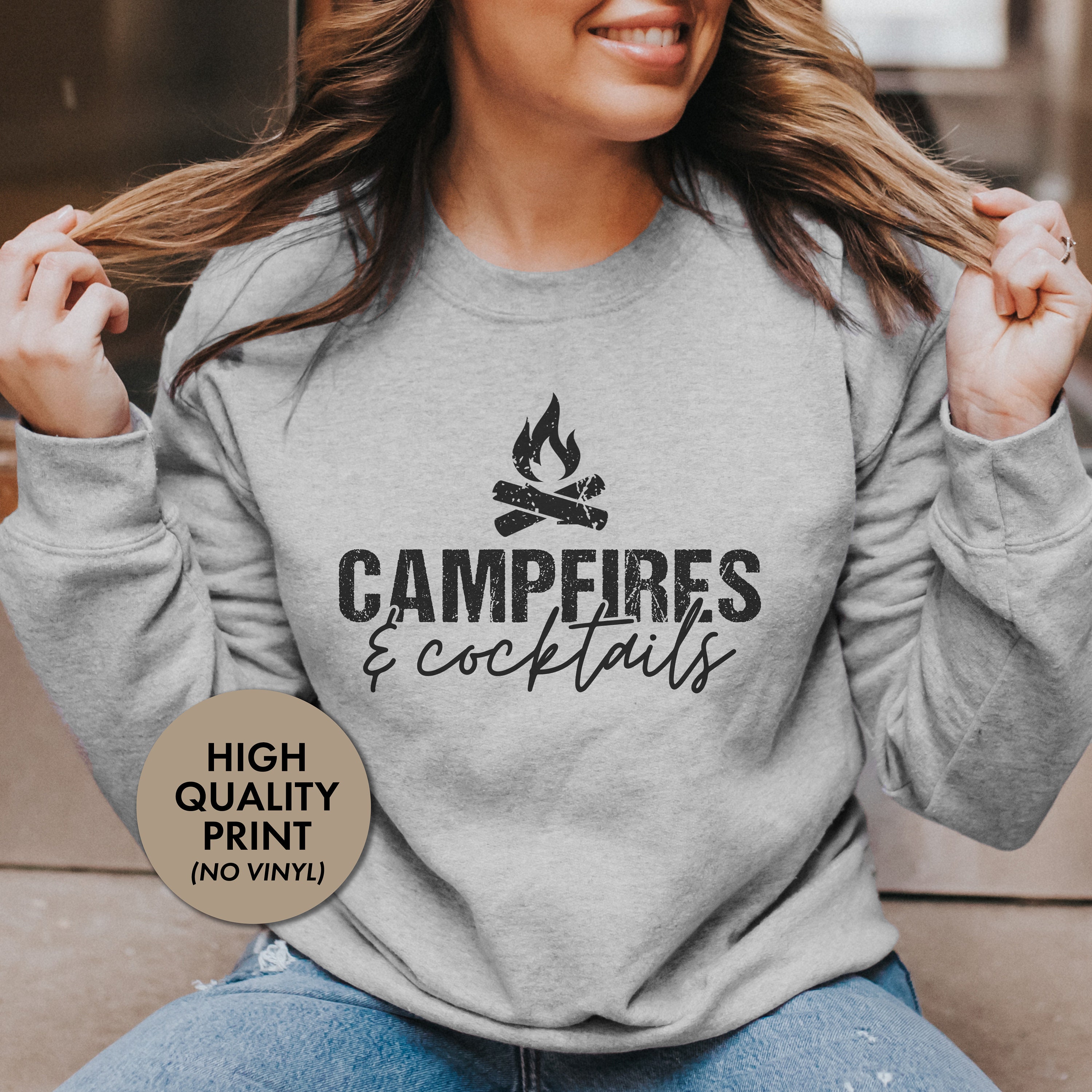 Camping Sweatshirt Camping Shirts for Women & Men Campfires Etsy