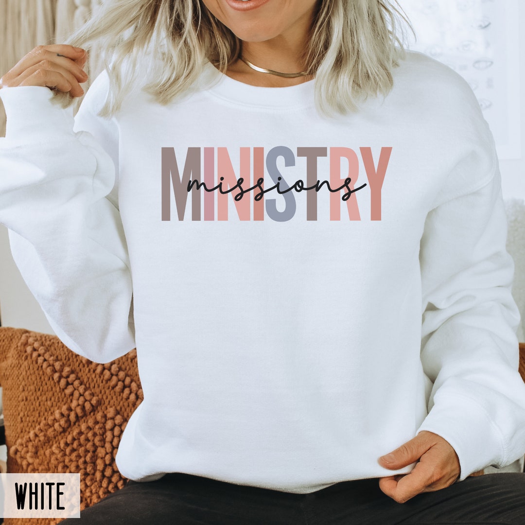 Missions Ministry Sweatshirt, Church Staff Matching Crewnecks