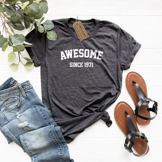 Awesome Since May 1969 T-Shirt Vintage 50th Birthday Gift Awesome Since May 1969 T-Shirt Vintage 50th Birthday Gift