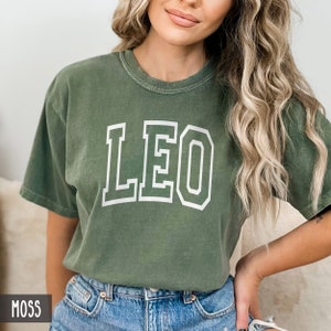 Comfort Colors® Leo Shirt, July or August Birthday, Zodiac Gift for Her (Unisex), Leo tee for him, Leo Gift, Cute Leo Shirt, Leo Gift image 2