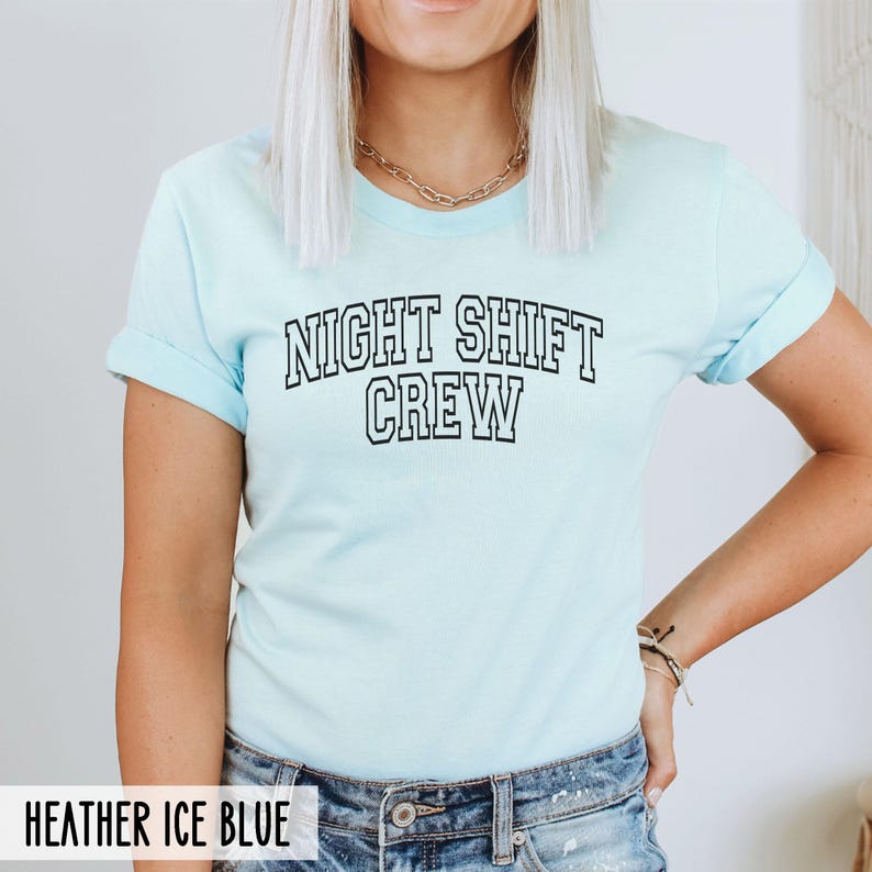 Night Shift Crew T-shirt, Emergency Department, ER Nurse Tech, Night Shift Emergency Medicine, Trauma nurse, Nurse graduation,Emergency Room image 5