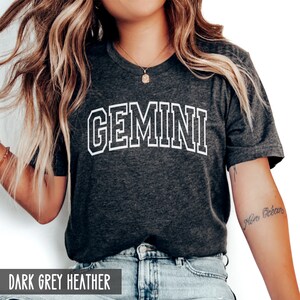 Gemini Shirt, Zodiac Gift for Her or Him (Unisex), Gemini Vintage Retro style shirt, May or June Birthday, Gemini Gift Astrological shirt
