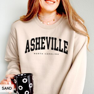 Asheville North Carolina Sweatshirt, Family Vacation Hoodie, Asheville NC Travel Souvenir, Group Trip Matching Crewnecks for women or men image 3