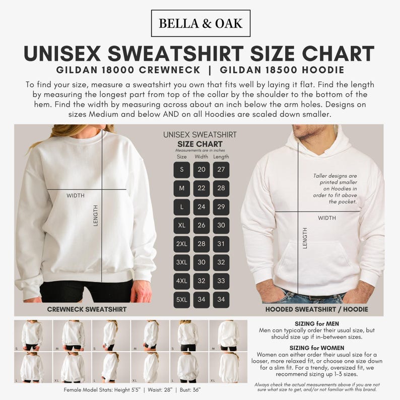 a white sweatshirt with measurements for the hoodie