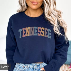 Tennessee Sweatshirt, TN Crewneck, State of Tennessee Gift for him or her, Retro Tennessee Hoodie, Family Vacation Travel Outfit (Summer) image 5