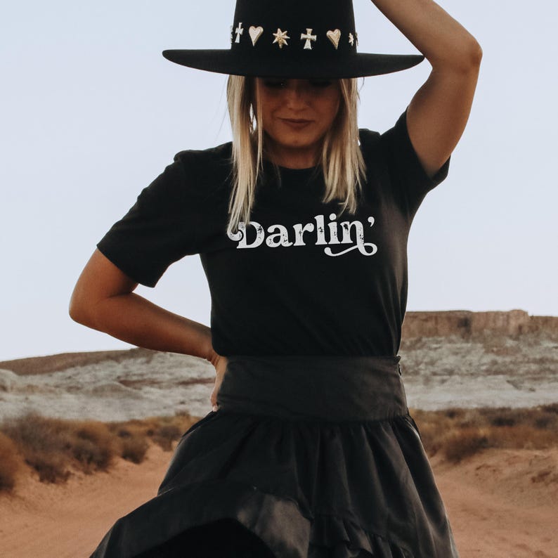 Darlin' Shirt, Country Shirt, Western Shirt, Southern Shirt, Country Music Shirt, Texas Tee, Country Girl, Southern Woman, Concert Shirt image 2