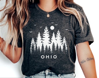 Ohio Shirt, Ohio T-Shirt, Womens Ohio Shirt (Unisex), State of Ohio Gift, Ohio Vacation Tee, Ohio Nature Shirt Men, Moving to Ohio,Ohio Trip