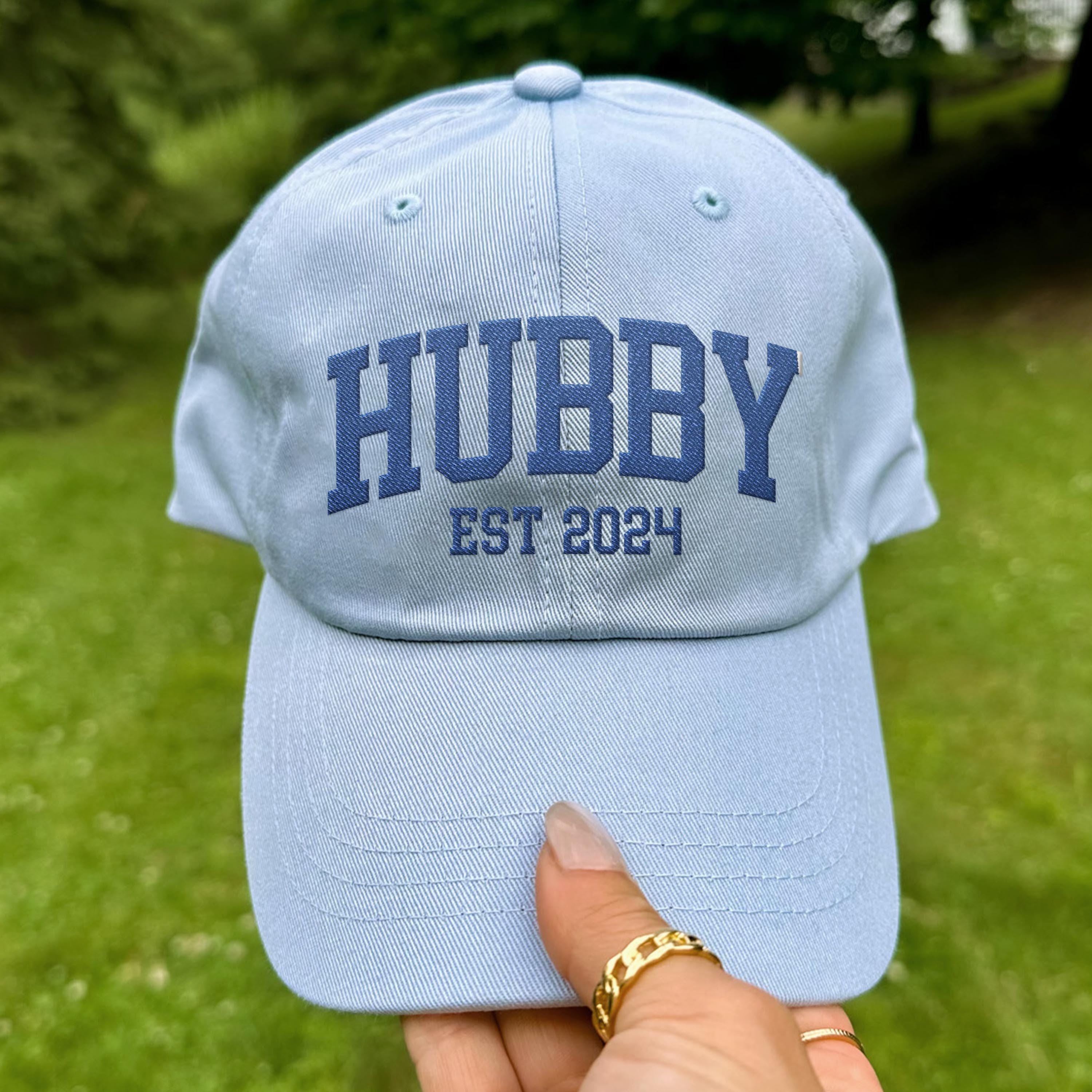 Hubby 2025 / 2026 Hat, Embroidered Just Married Baseball Cap  display picture 1