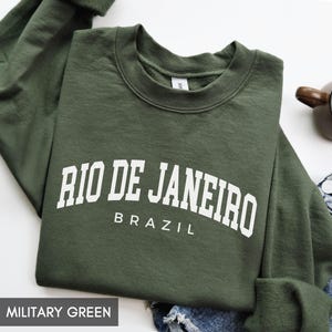 Rio de Janeiro Brazil Sweatshirt, Family Vacation Hoodie, Rio Travel Souvenir, Matching Crewnecks, Girls Trip for women or men