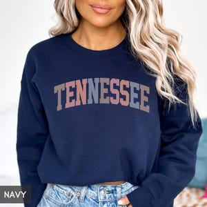 Tennessee Sweatshirt, TN Crewneck, State of Tennessee Gift for him or her, Retro Tennessee Hoodie, Family Vacation Travel Outfit (Spring) image 5