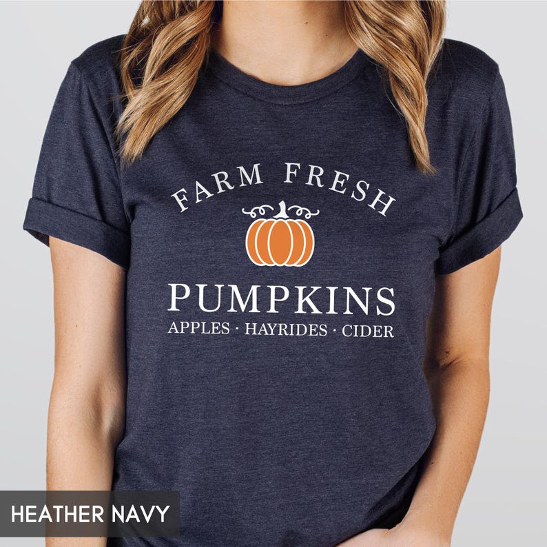 Fall Shirt, Fall Pumpkin Shirt, Fall Clothing, Fall T-Shirt, Pumpkin Patch, Hello Pumpkin, Autumn Shirt, Cute Fall Shirt For Women, Men image 6
