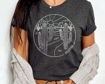 Arizona Shirt, Arizona TShirt, State of Arizona, Vintage Arizona Tshirt, Women's Arizona Shirt-Unisex,Arizona Vacation,Arizona shirt for men