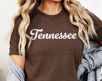 Tennessee Shirt, State of Tennessee Shirt, Tennessee gift for him or gift for her, Tennessee TShirt, Vintage Retro Tennessee, Cute TN shirt