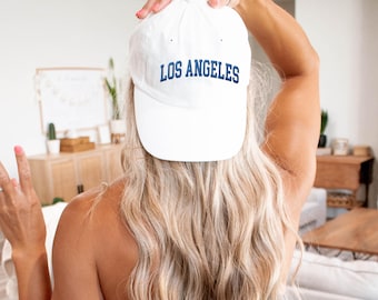 Casquette de baseball brodée Los Angeles pour homme, souvenir de voyage, chapeau unisexe LA California