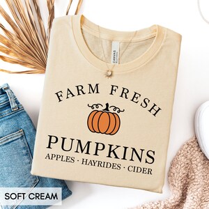 Fall Shirt, Fall Pumpkin Shirt, Fall Clothing, Fall T-Shirt, Pumpkin Patch, Hello Pumpkin, Autumn Shirt, Cute Fall Shirt For Women, Men image 1
