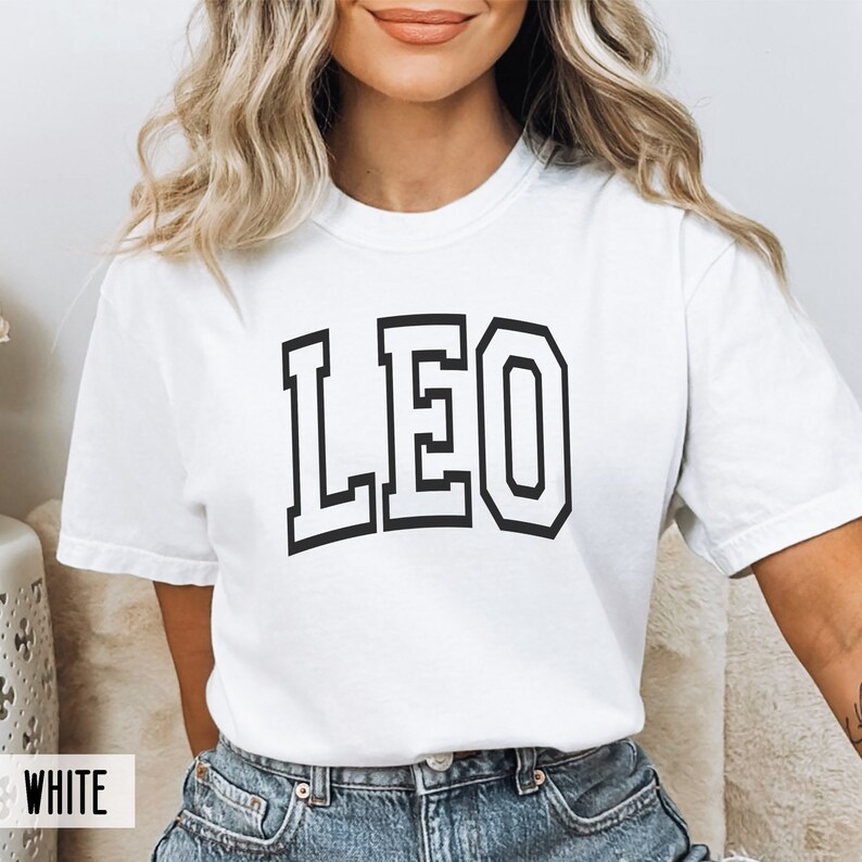 Comfort Colors® Leo Shirt, July or August Birthday, Zodiac Gift for Her (Unisex), Leo tee for him, Leo Gift, Cute Leo Shirt, Leo Gift image 7