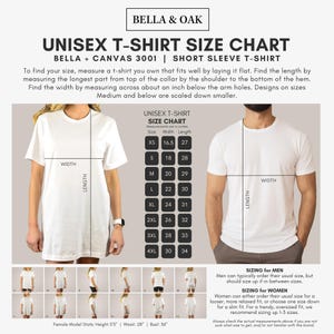 a man wearing a white tshirt with measurements