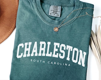 Comfort Colors® Charleston South Carolina Shirt, Family Vacation Charleston SC Travel Souvenir, State of S Carolina Group Trip Matching tees