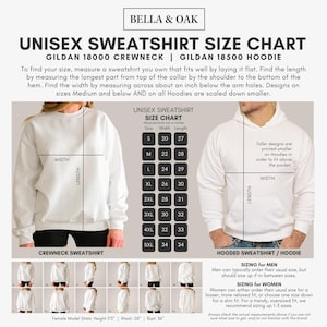 a white sweatshirt with measurements for the hoodie
