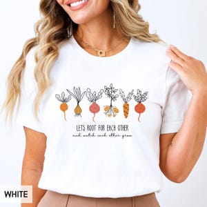 Lets root for each other and watch each other grow, Inspirational Teacher Shirt, Positive Affirmation Shirt, Cute Encouraging Teacher Tshirt