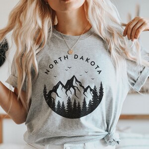 North Dakota Shirt, Womens North Dakota tee (Unisex), State of North Dakota, Dakota Gift, Dakota Vacation Tee, Dakota Nature Shirt