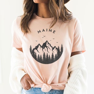 Maine Shirt, Maine T-Shirt, Womens Maine Shirt (Unisex), State of Maine Gift, Maine Vacation Tee, Maine Trip Shirt, Maine Nature Shirt