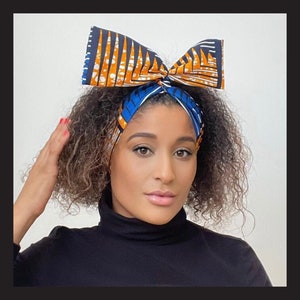 Ankara headband, Ankara twisted headband, Ankara wire headband, knotted headband, Kente headband, Ankara headband