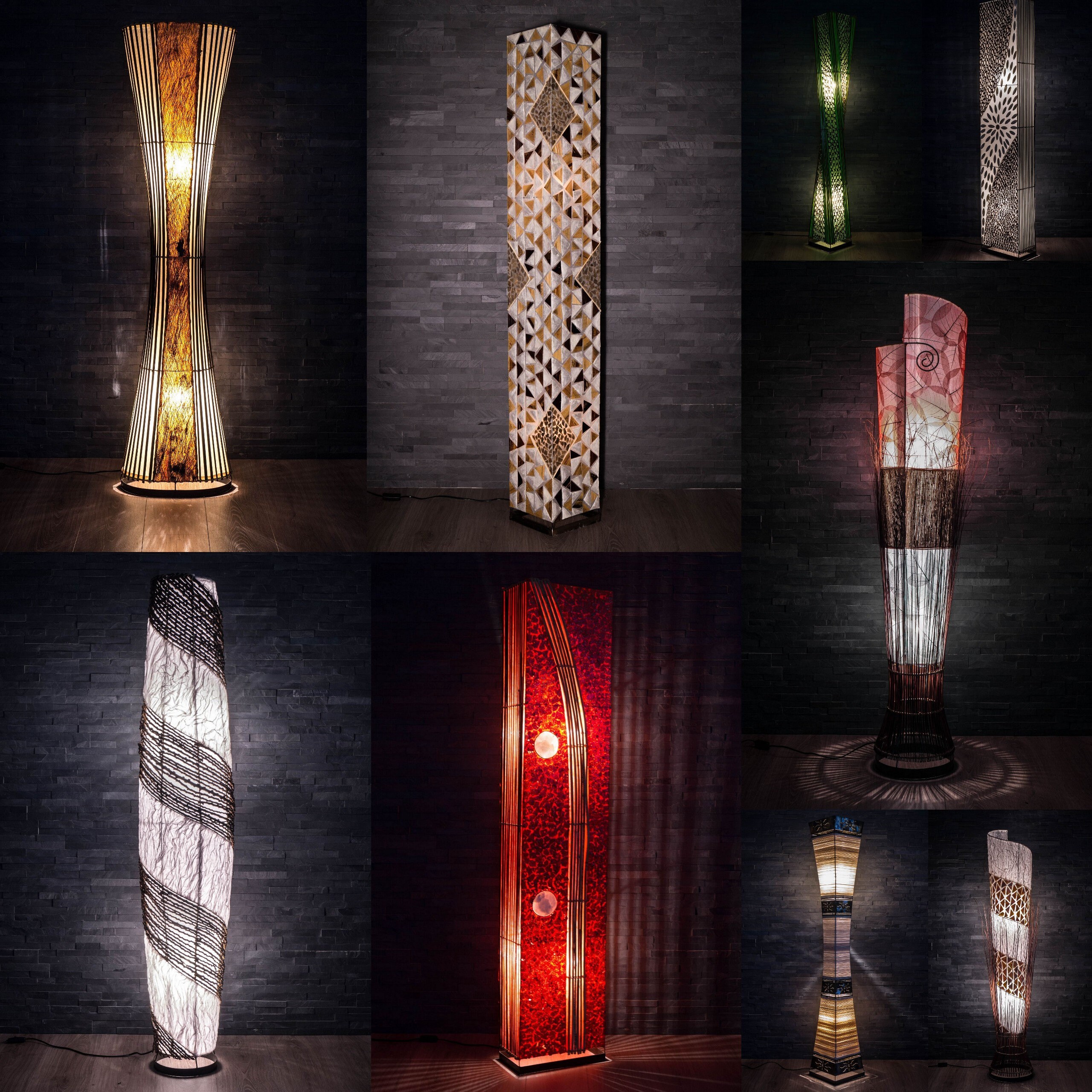 Asian Floor Lamp Asia Designer Lamps Floor Lamps 150 Cm Etsy Canada