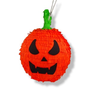 Halloween Pumpkin pinata- Halloween Spooky Party  - 11&quot; x 11&quot; - 3D Round Sturdy Pinata