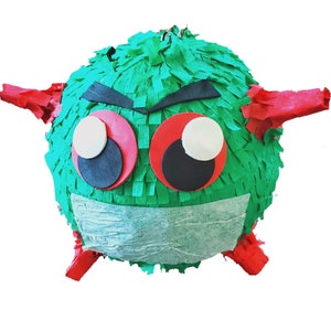 Mini virus with mask pinata image 5