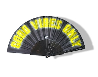Mini Hand Fan - Good Vibes Only