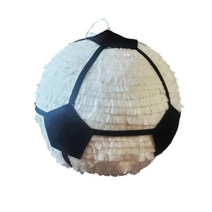 Soccer pinata 3D round soccer pinata. Big soccer ball piñata 11 inches round.