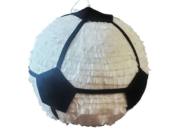 Soccer pinata 3D round soccer pinata. Big soccer ball piñata 11 inches round.