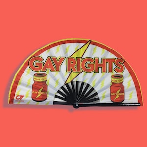 Rave Hand Fan - Gay Rights