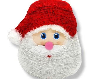Christmas Santa Claus 2D Pinata - Holds 3 lbs of Candy - Piñata