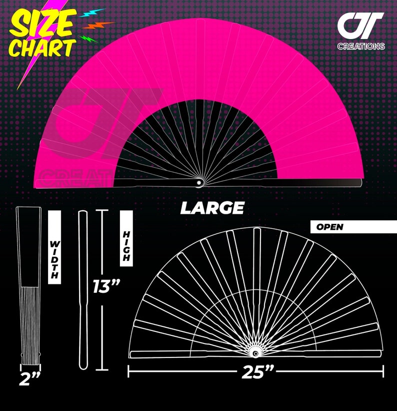 Rave Hand Fan Only Fans Collab Etsy