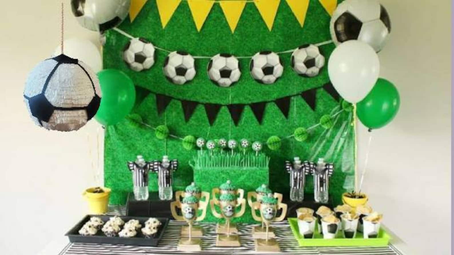 Soccer pinata 3D round soccer pinata. Big soccer ball piñata Etsy