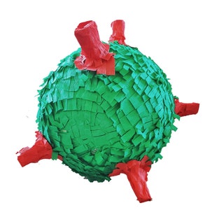 Mini virus with mask pinata image 6