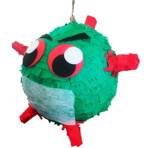 Mini virus with mask pinata image 3